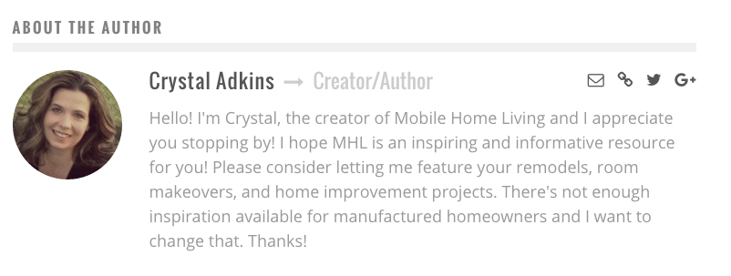 author bio