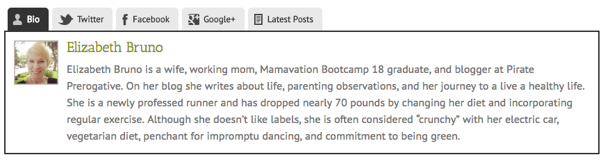 author bio