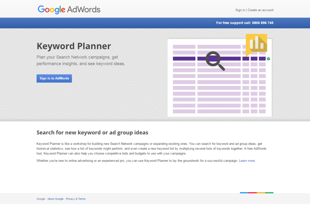 alternative to google keyword planner